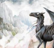 Thestrals - ghostly horses of Joan Rowling's fantasy Thestrals ponies